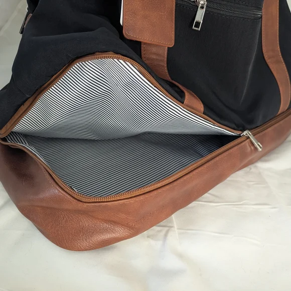 Stylish Black and Brown Men's Bag - Picture 4 of 7